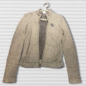 ABERCROMBIE & FITCH grey cardigan